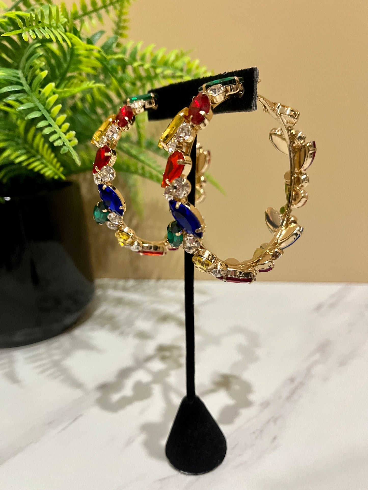 Glamour Hoops-Multicolor