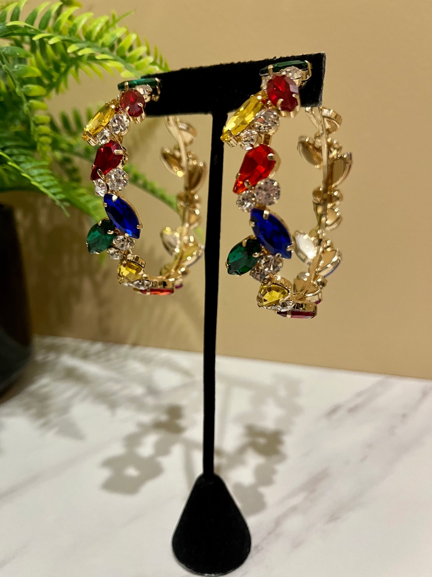 Glamour Hoops-Multicolor