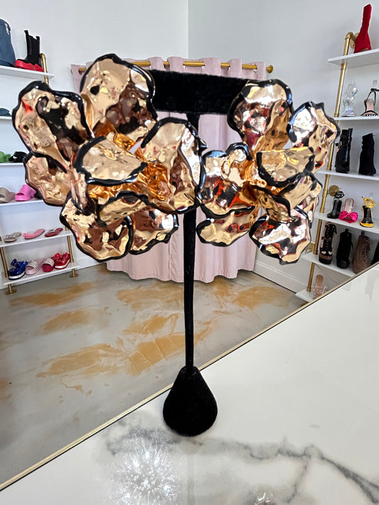Golden Foliage- Gold & Black