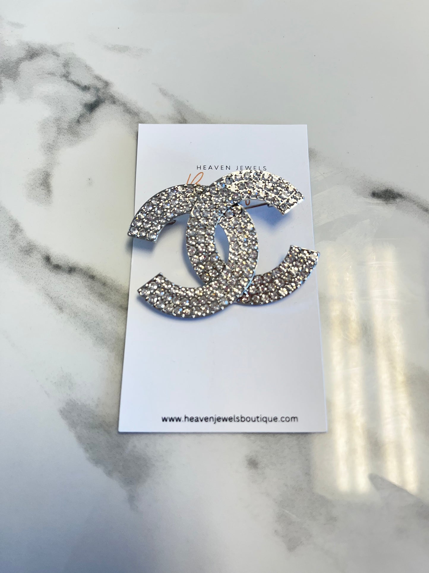 Bedazzling Brooches-Silver